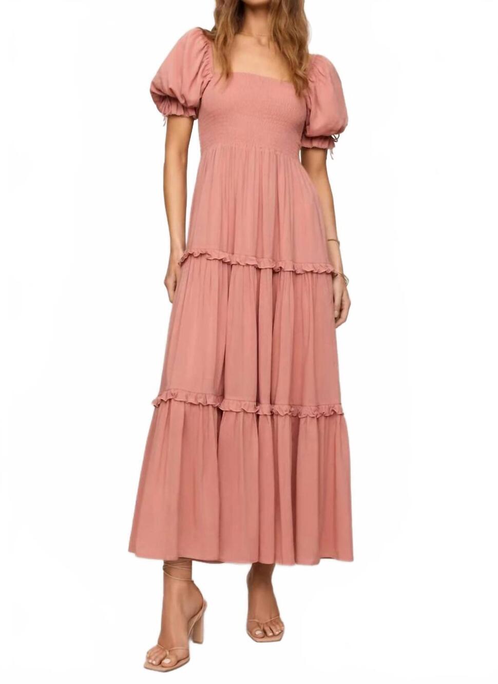 NEW Z SUPPLY eliora maxi dress in terraotta clay